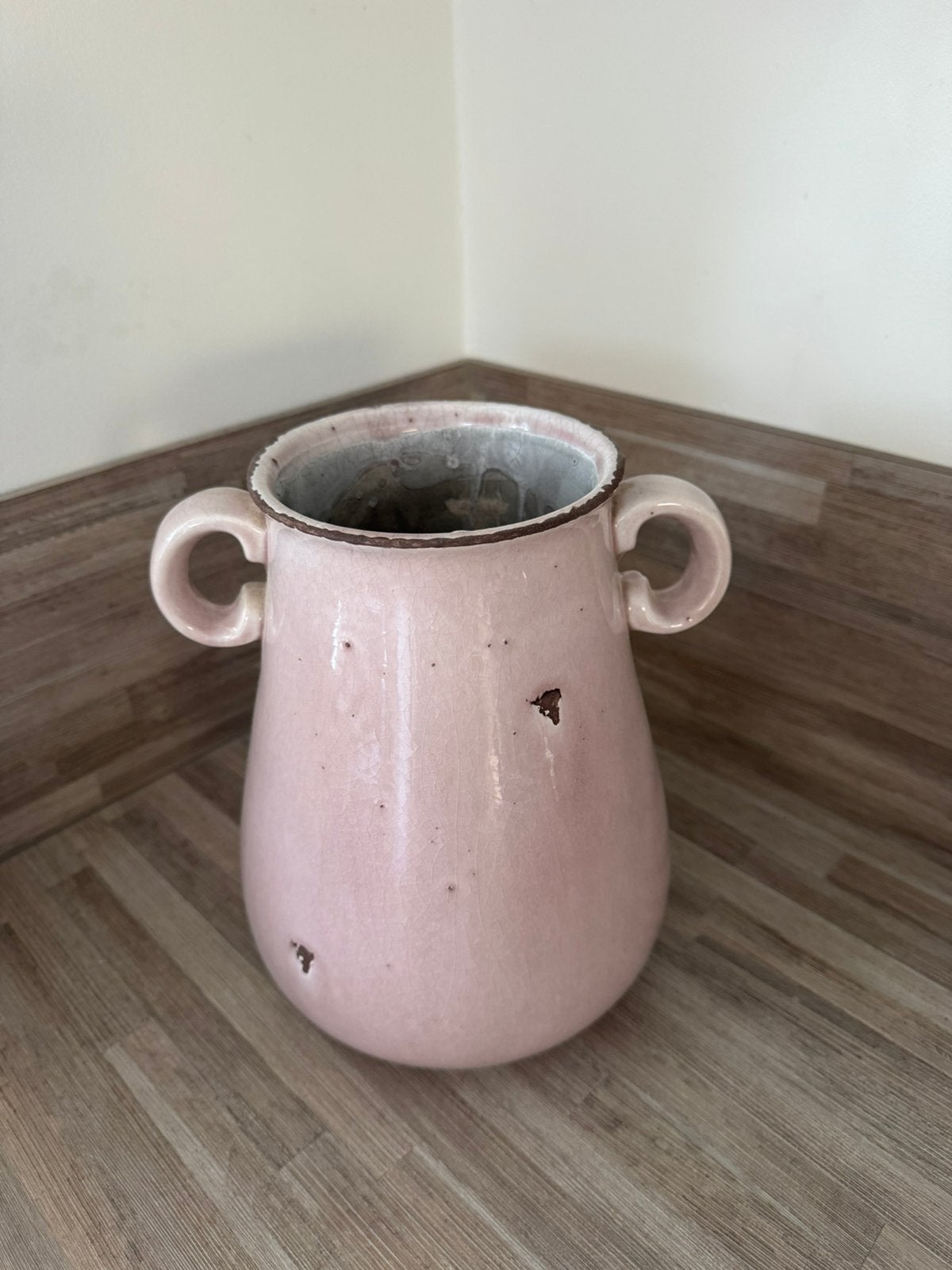 Roze vaas, Ophalen, Zo goed als nieuw, Roze