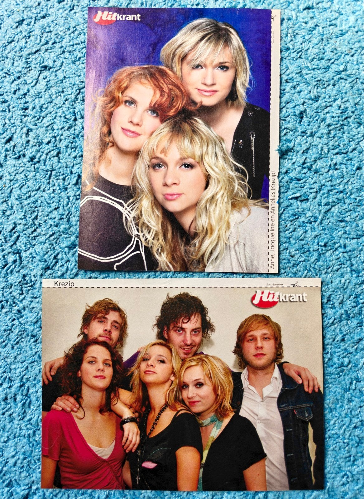 Krezip posters hitkrant vintage, Ophalen of Verzenden, Nieuw, A4 of kleiner, Muziek