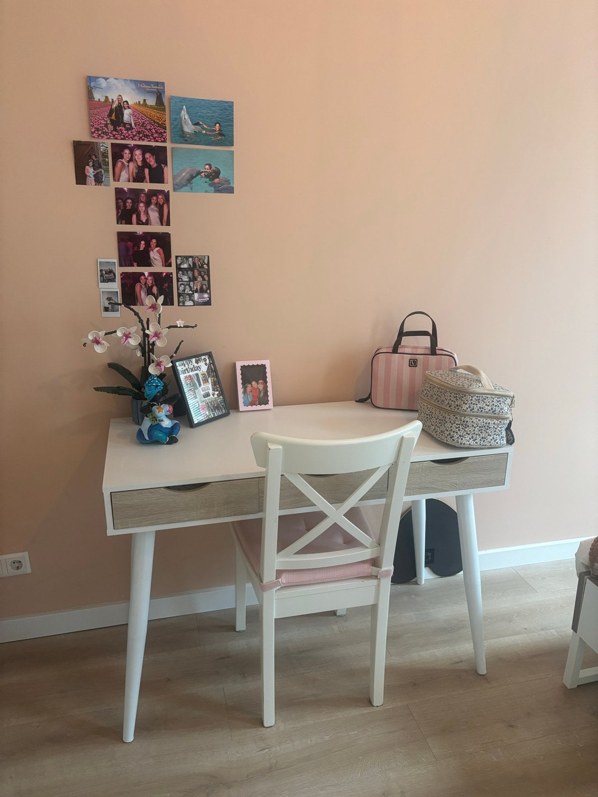 Leuk bureau inclusief stoel, Huis en Inrichting, Bureaus, Ophalen, Overige typen, Gebruikt, Overige merken