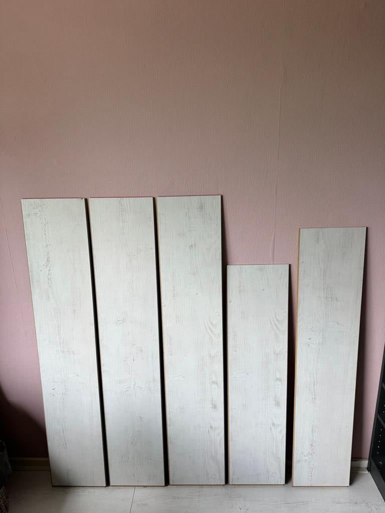 1,5 m2 Decomode Basel kliklaminaat, Doe-het-zelf en Verbouw, Vloerdelen en Plavuizen, Gebruikt, Laminaat, Hout, 50 tot 150 cm