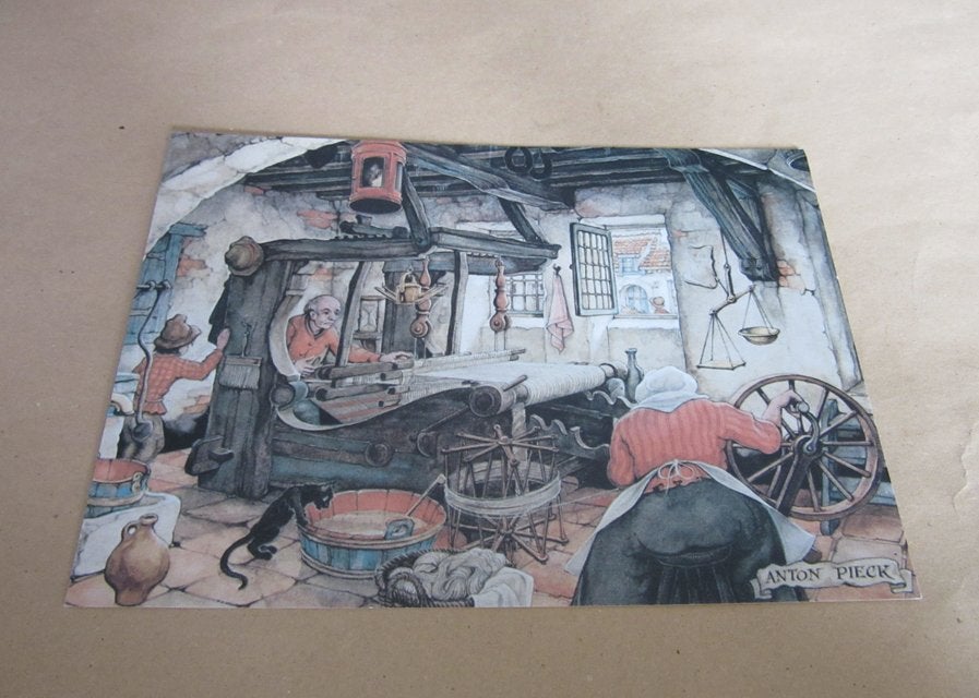 Anton Pieck ansichtkaart 3, Verzamelen, Verzenden, Nieuw, Overige typen