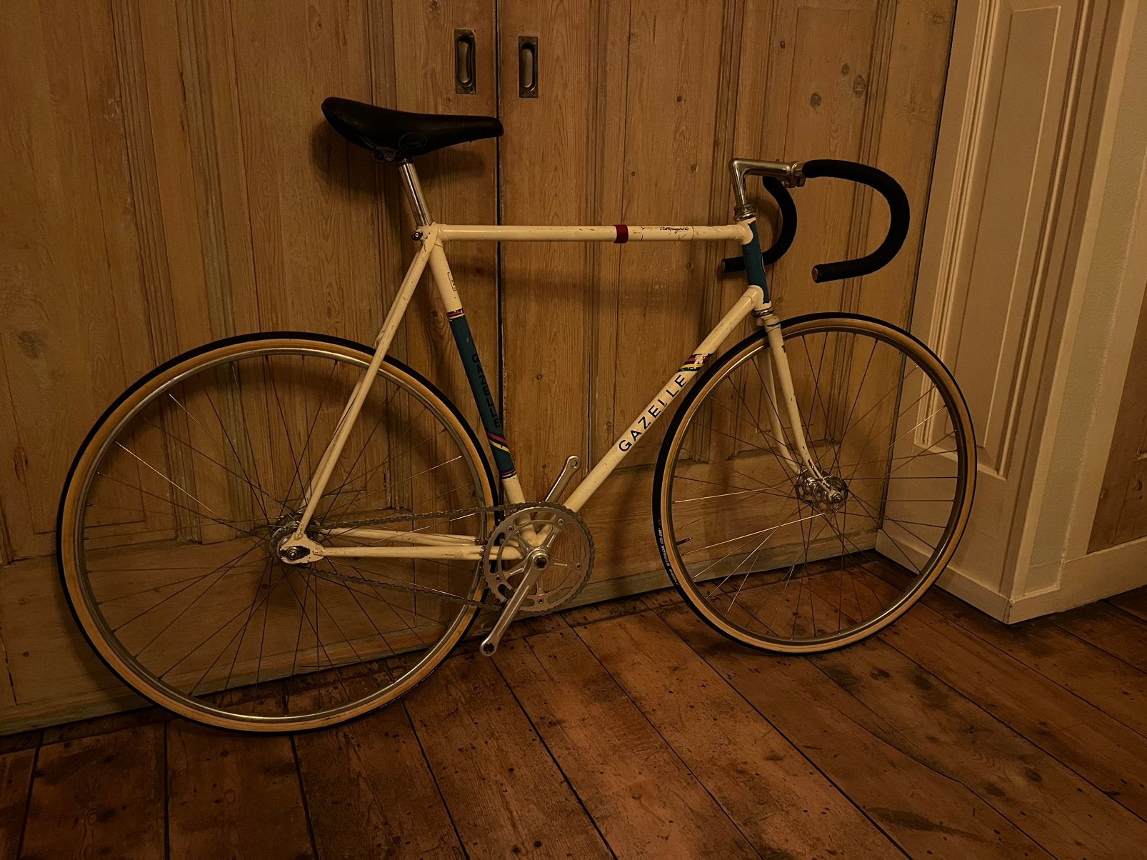 Gazelle baanfiets piste pista campagnolo cinelli, Ophalen, 28 inch, Gebruikt, 57 tot 61 cm
