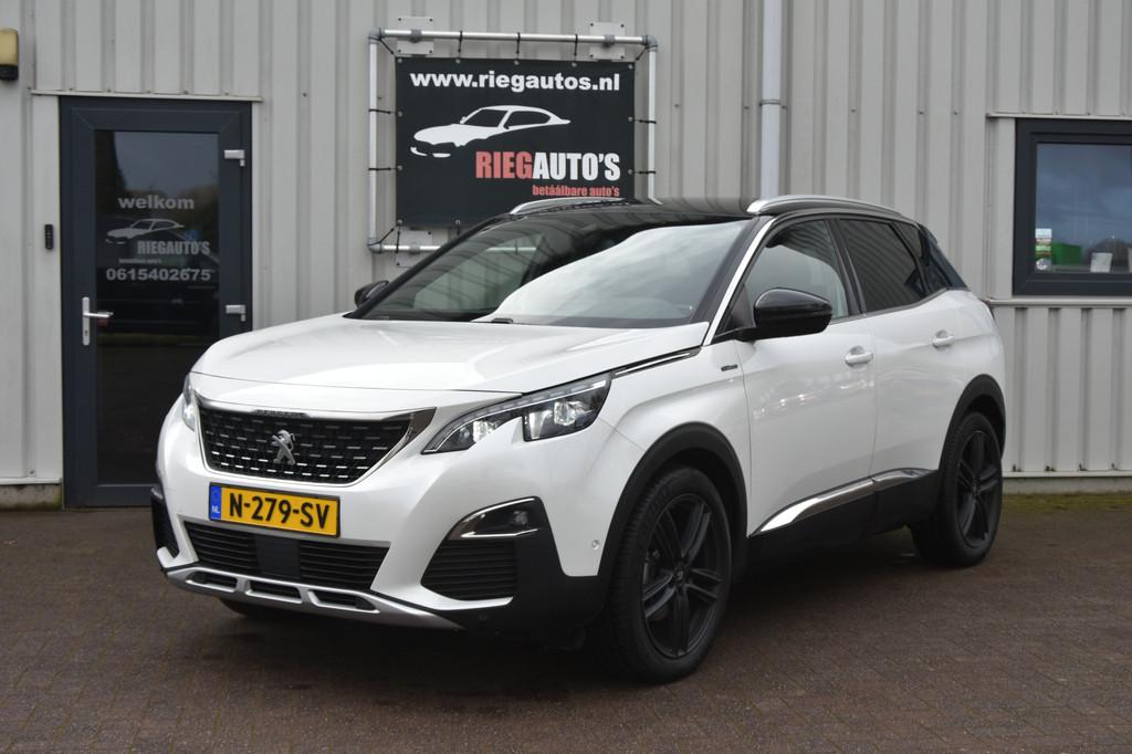 Peugeot 3008 1.6 T 181PK Automaat GT Line. Vocal audio, 360g, Gebruikt, Euro 6, 4 cilinders, 181 pk