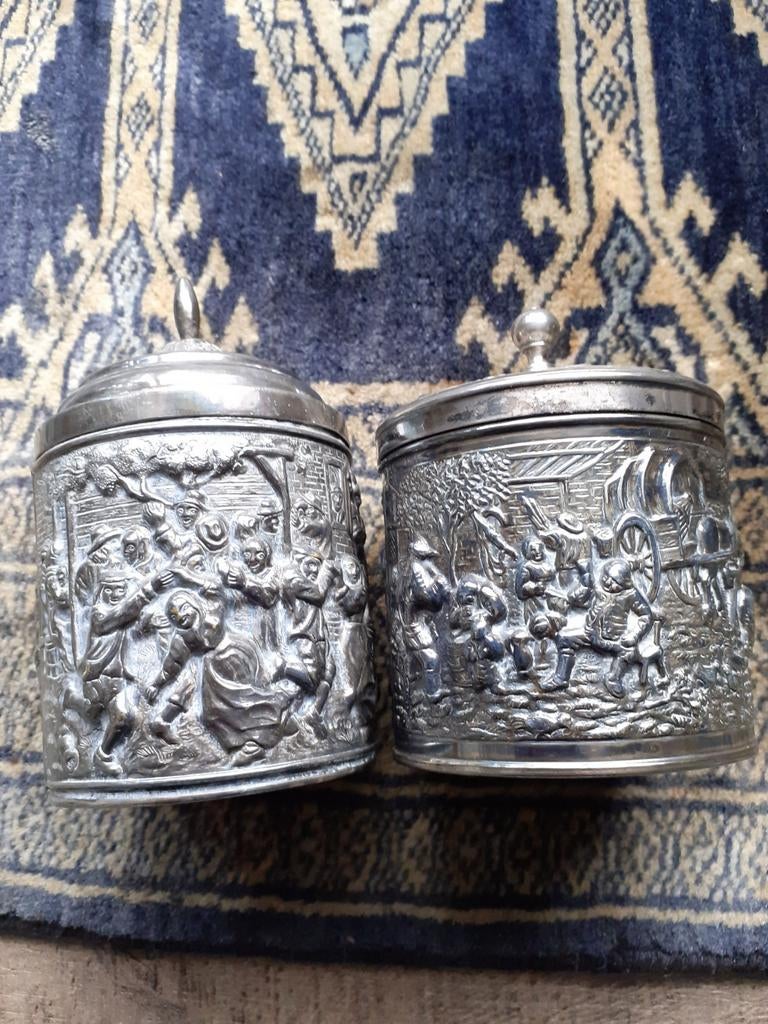 Theebusjes, Antiek en Kunst, Antiek | Goud en Zilver, Ophalen