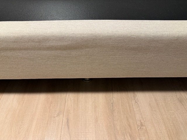 2x ZGAN Beige boxspring, Ophalen, 100 cm, Beige, Tweepersoons