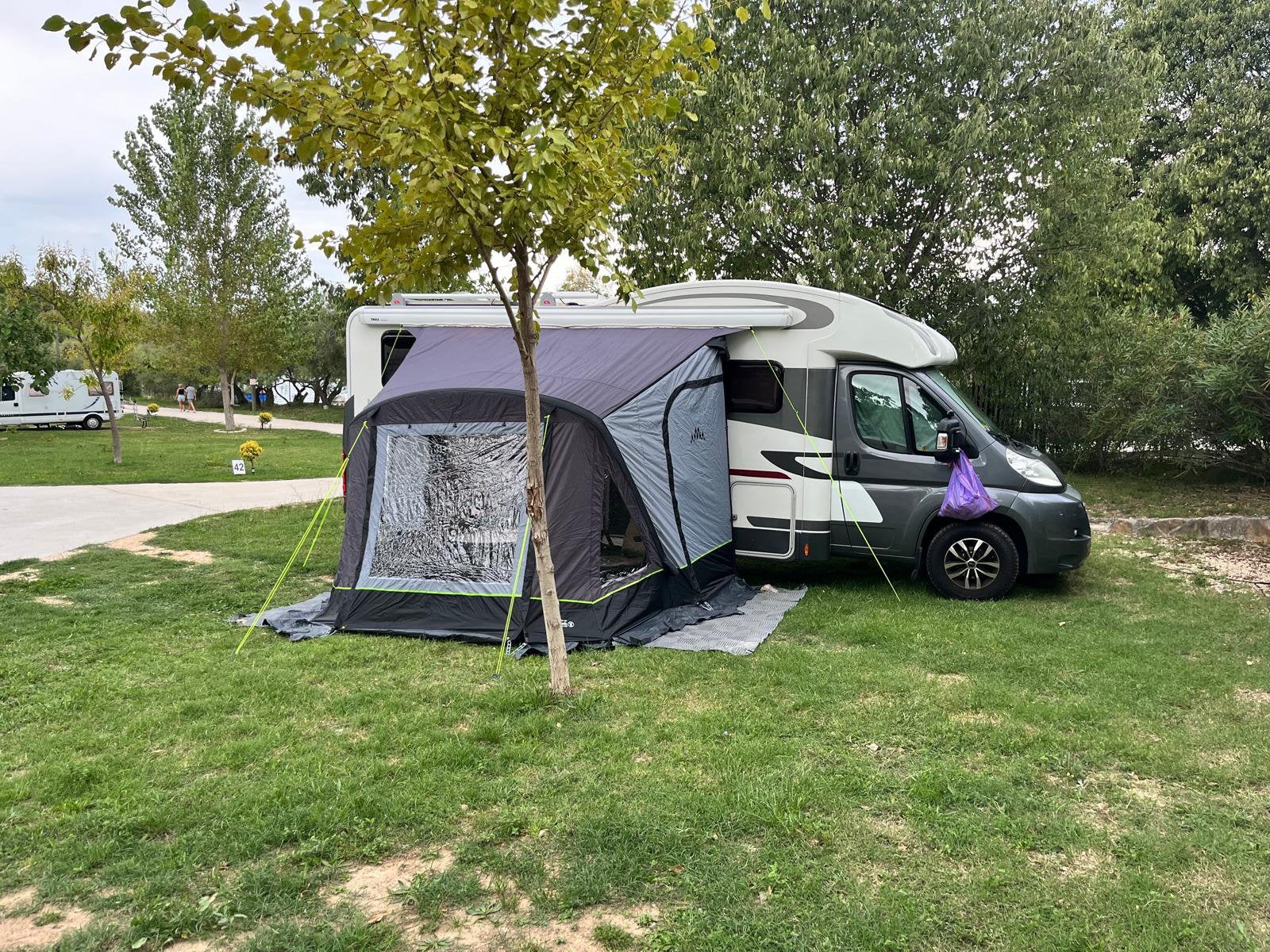 Voortent Rio Obelink 320 Air, Caravans en Kamperen, Ophalen of Verzenden, Zo goed als nieuw, Tot en met 4