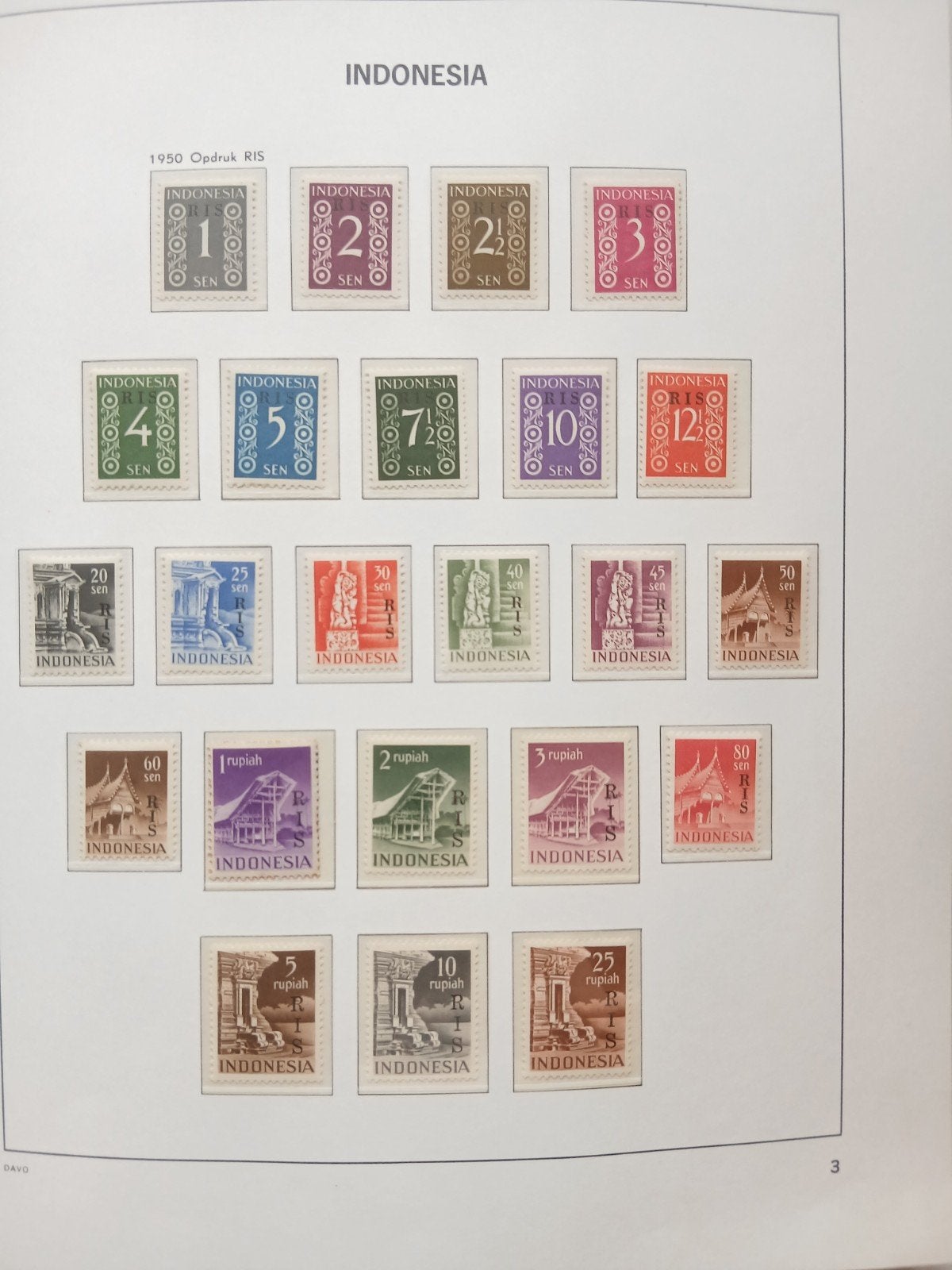 Verzameling waardevolle postzegels Indonesie, Ophalen of Verzenden, Buitenland