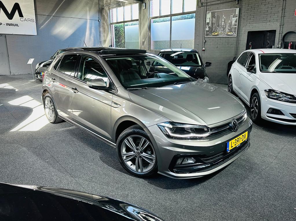 Volkswagen Polo 1.0 TSI R-LINE EDITION - PANO - FULL LED -AL, Voorwielaandrijving, 1063 kg, Gebruikt, Euro 6
