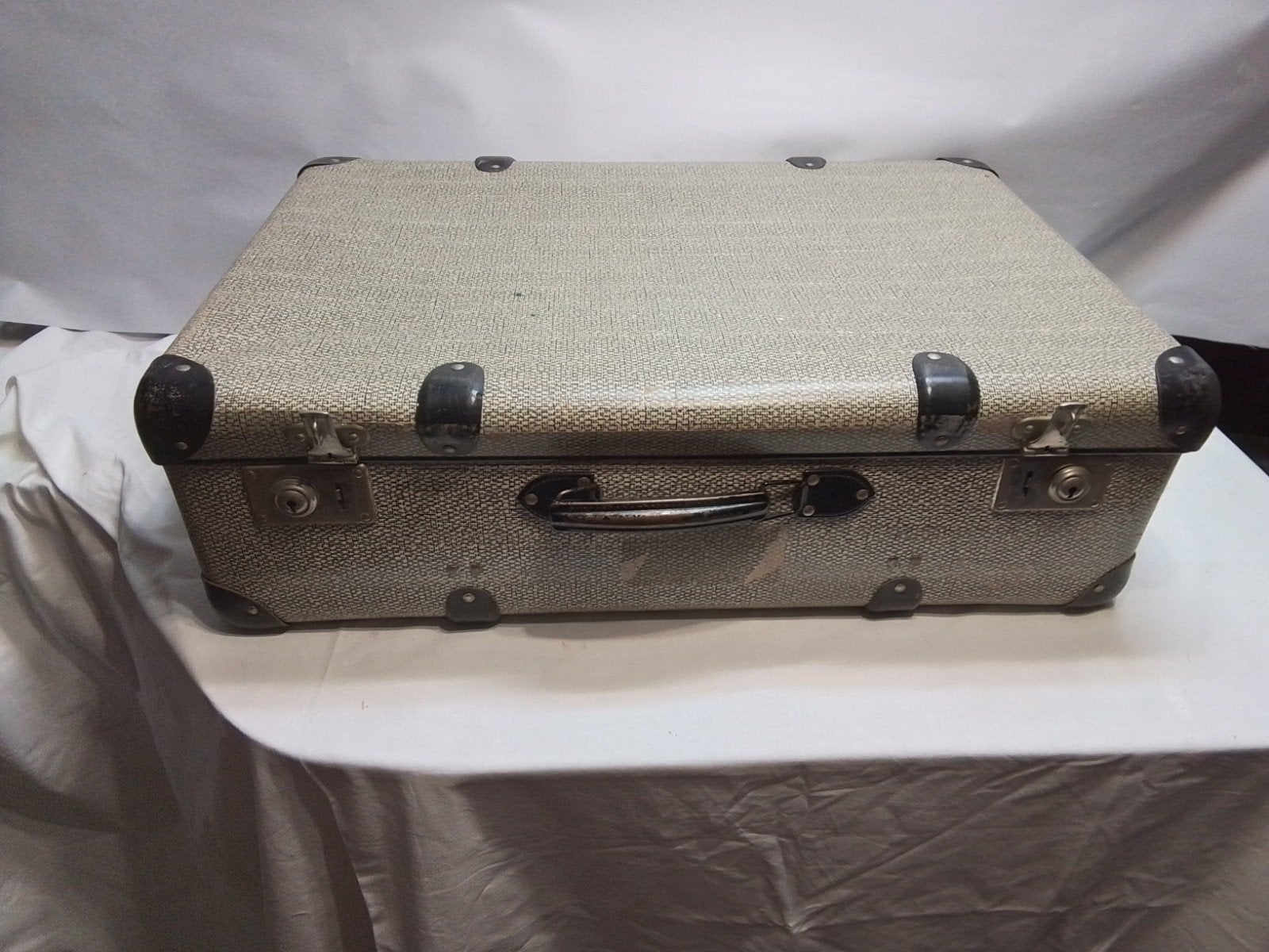 Vintage Koffer - Jaren '50/'60 Reiskoffer, Ophalen of Verzenden