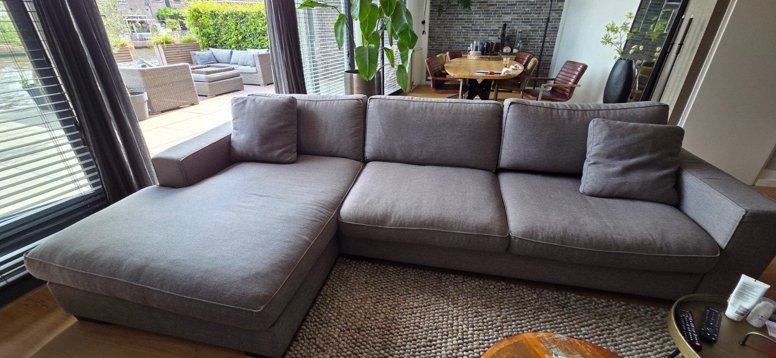 Loungebank te koop, Ophalen, Gebruikt, Stof, Landelijk, industrieel, lounge