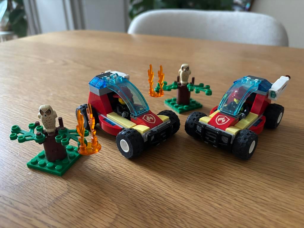 60247 LEGO City Brandweer Bosbrand, Ophalen of Verzenden, Gebruikt, Complete set, Lego