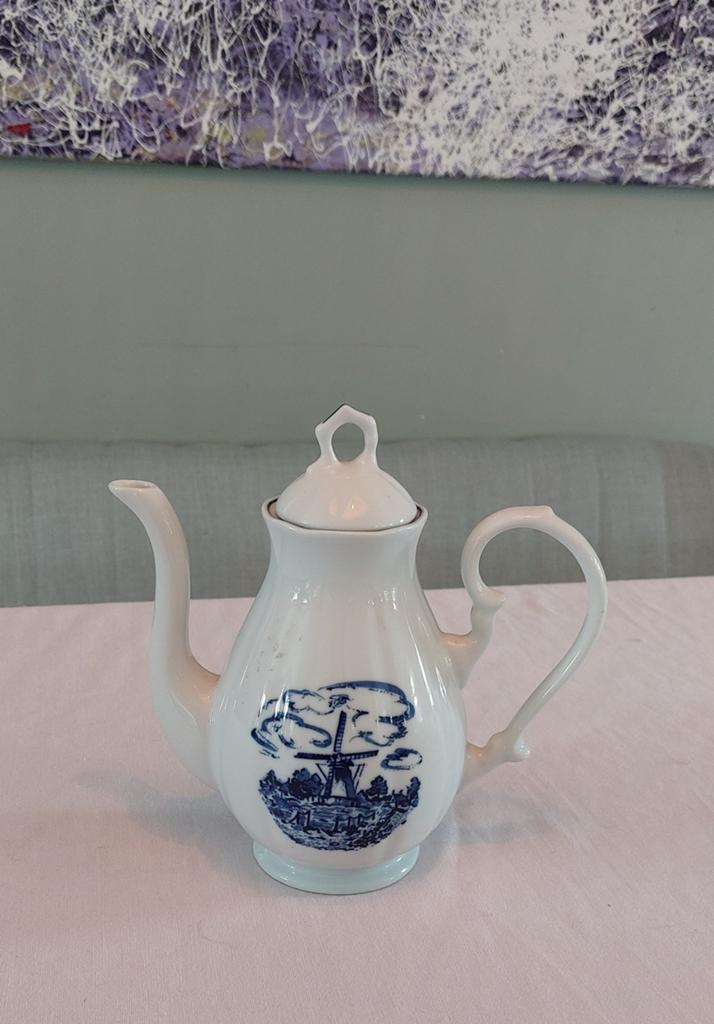 Vintage Delfts blauw koffiekan/theepot!!, Antiek en Kunst, Ophalen of Verzenden