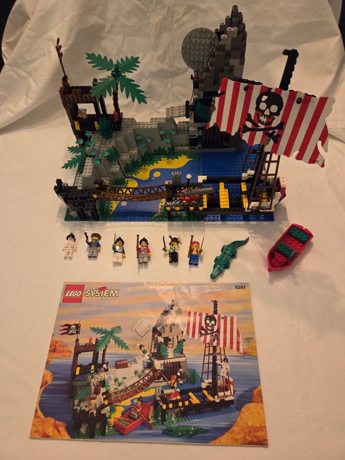 Lego 6281 perilouis pittfal met instructie zeer zeldzaam., Gebruikt, Lego, Compleet, Complete set