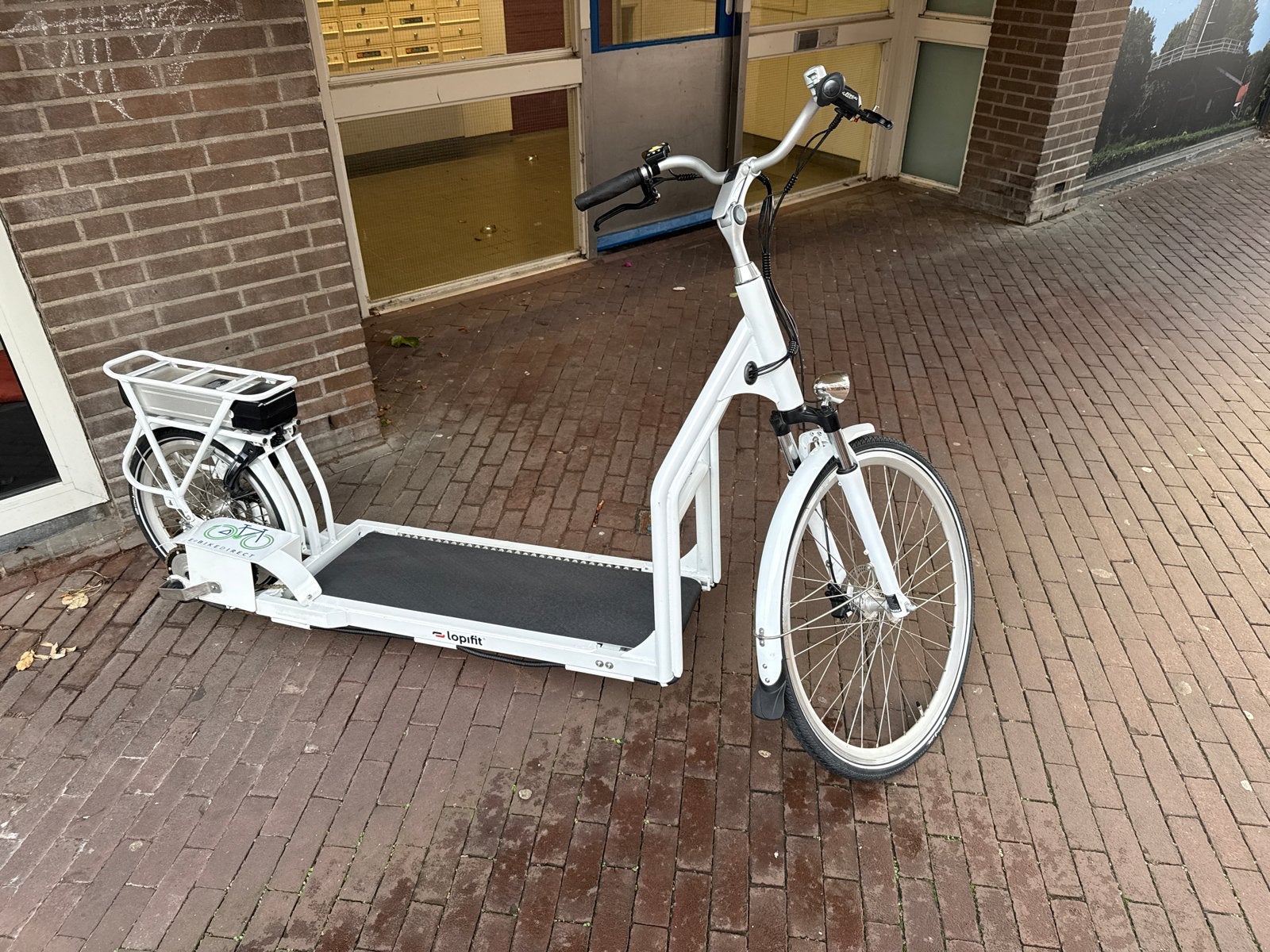 Unieke Loopfiets/Treadmill Fiets - Elektrisch Ondersteund, Versnellingen, Minder dan 49 cm, Zo goed als nieuw, Schijfrem