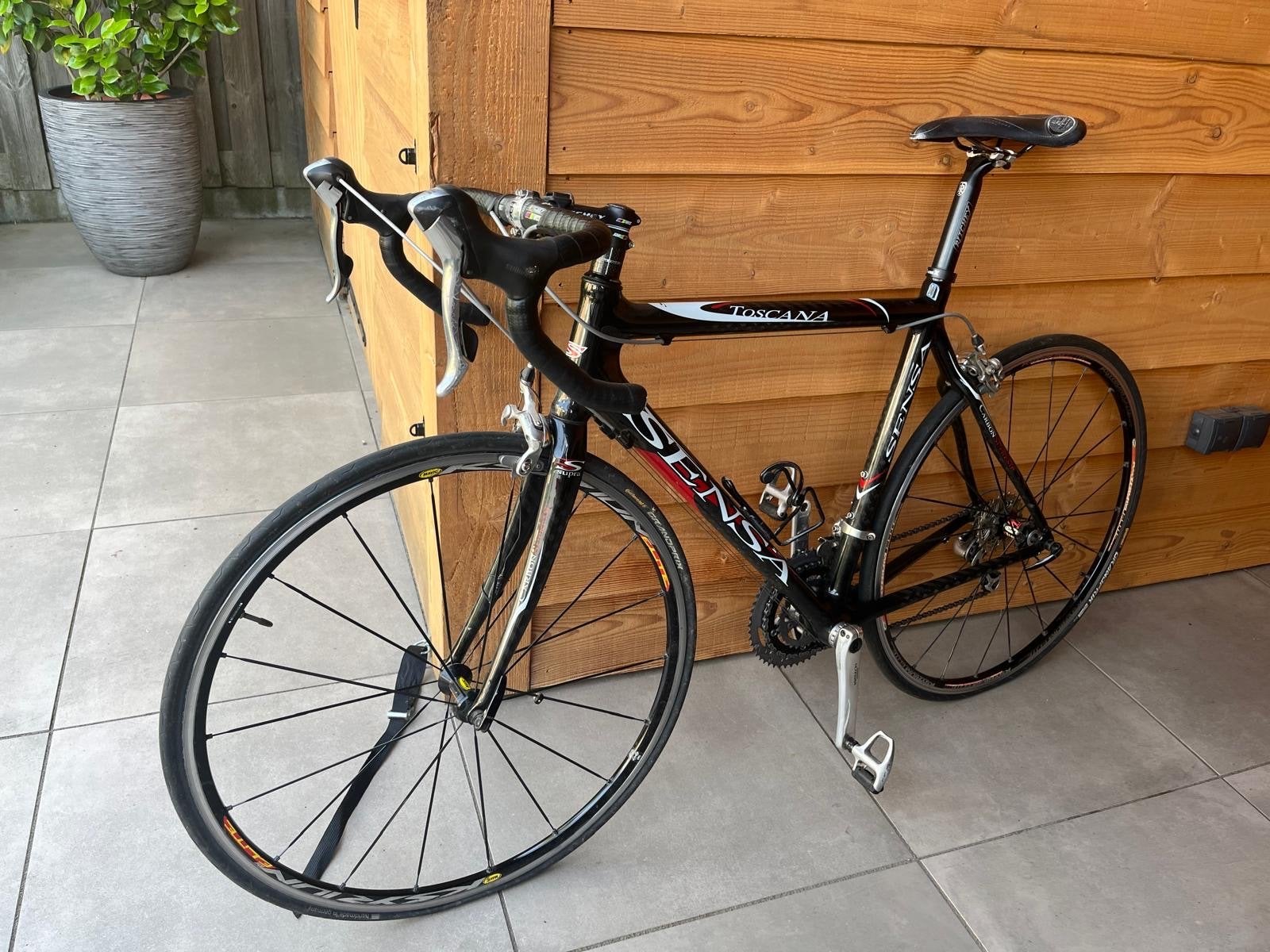 Sensa Toscane Carbon Racefiets Ultegra Triple, Maat 58, Gebruikt, Carbon, 57 tot 61 cm, Meer dan 20 versnellingen