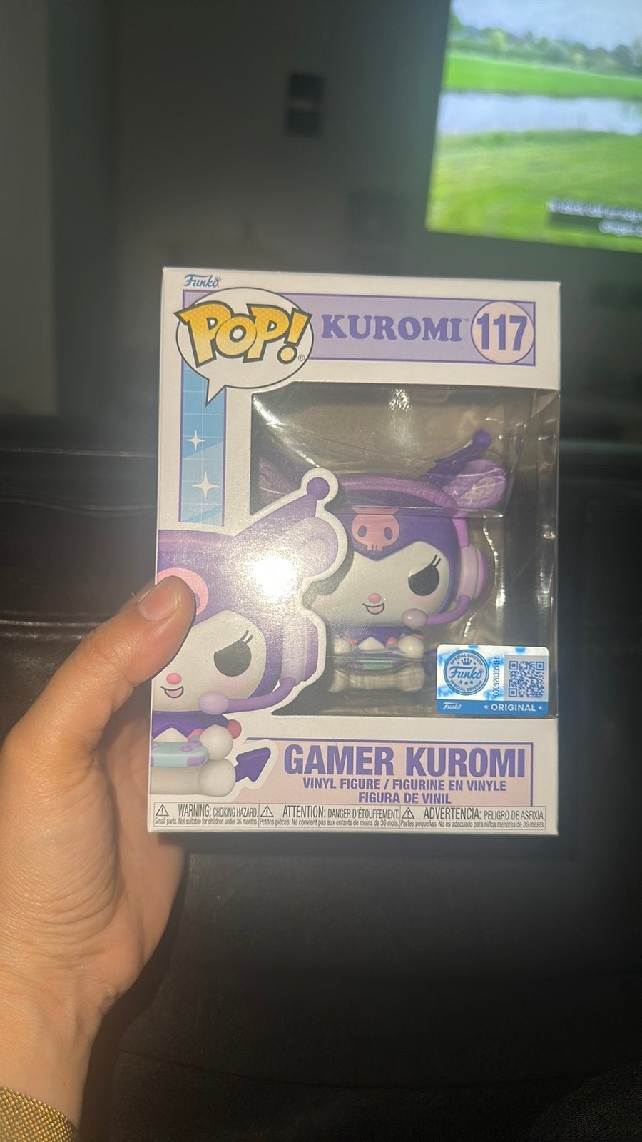Funko pop gamer Kuromi 117 exclusieve editie, Ophalen, Nieuw in verpakking, Overige formaten