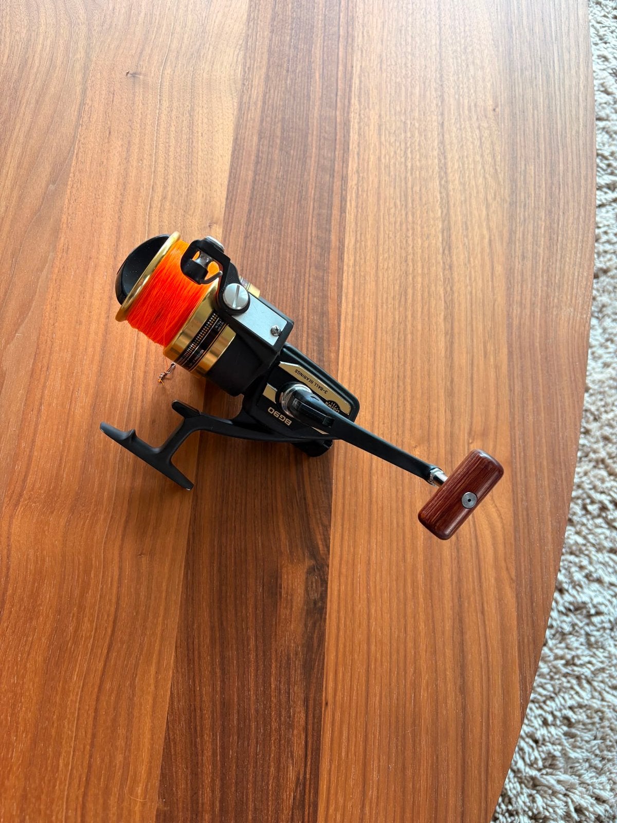 Daiwa BG90 Vismolen - Vintage en Goede Staat, Watersport en Boten, Verzenden, Gebruikt, Molen