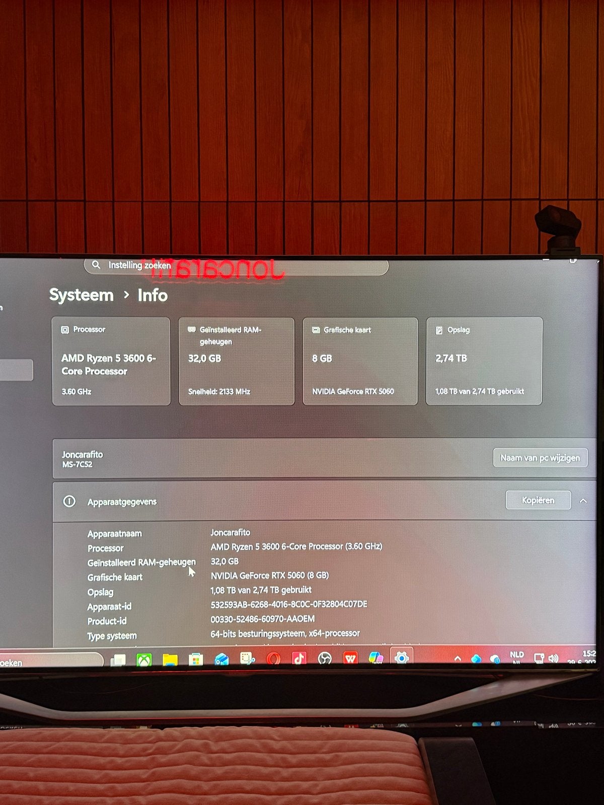 Gaming PC, Computers en Software, Desktop Pc's, Nieuw, 3 tot 4 Ghz, HDD, 32 GB, Met videokaart, Gaming, Ophalen of Verzenden