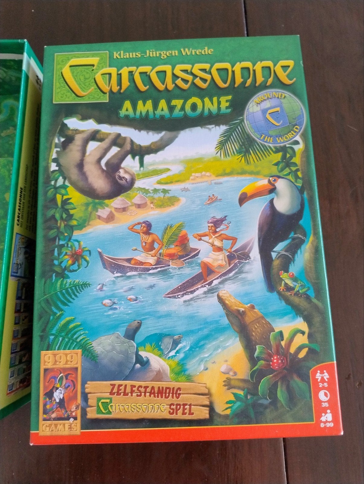 Carcassone Amazone, 999 games, Hobby en Vrije tijd, Gezelschapsspellen | Bordspellen, Drie of vier spelers, Ophalen of Verzenden