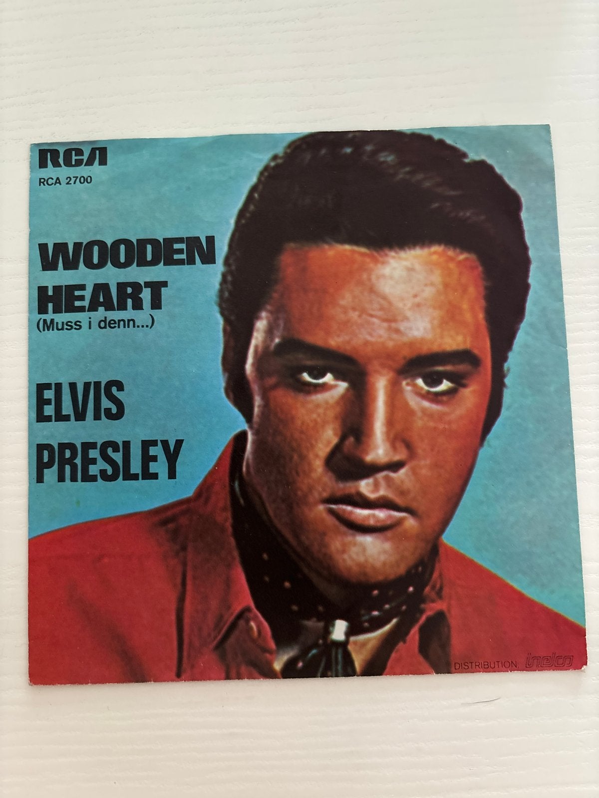 Elvis Presley - Wooden Heart (45 toeren vinyl single), Ophalen of Verzenden, Zo goed als nieuw, Cd of Plaat