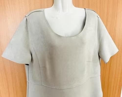 Steps suède look jurk maat 46[dmv], Beige, Maat 46/48 (XL) of groter, Nieuw, Ophalen of Verzenden
