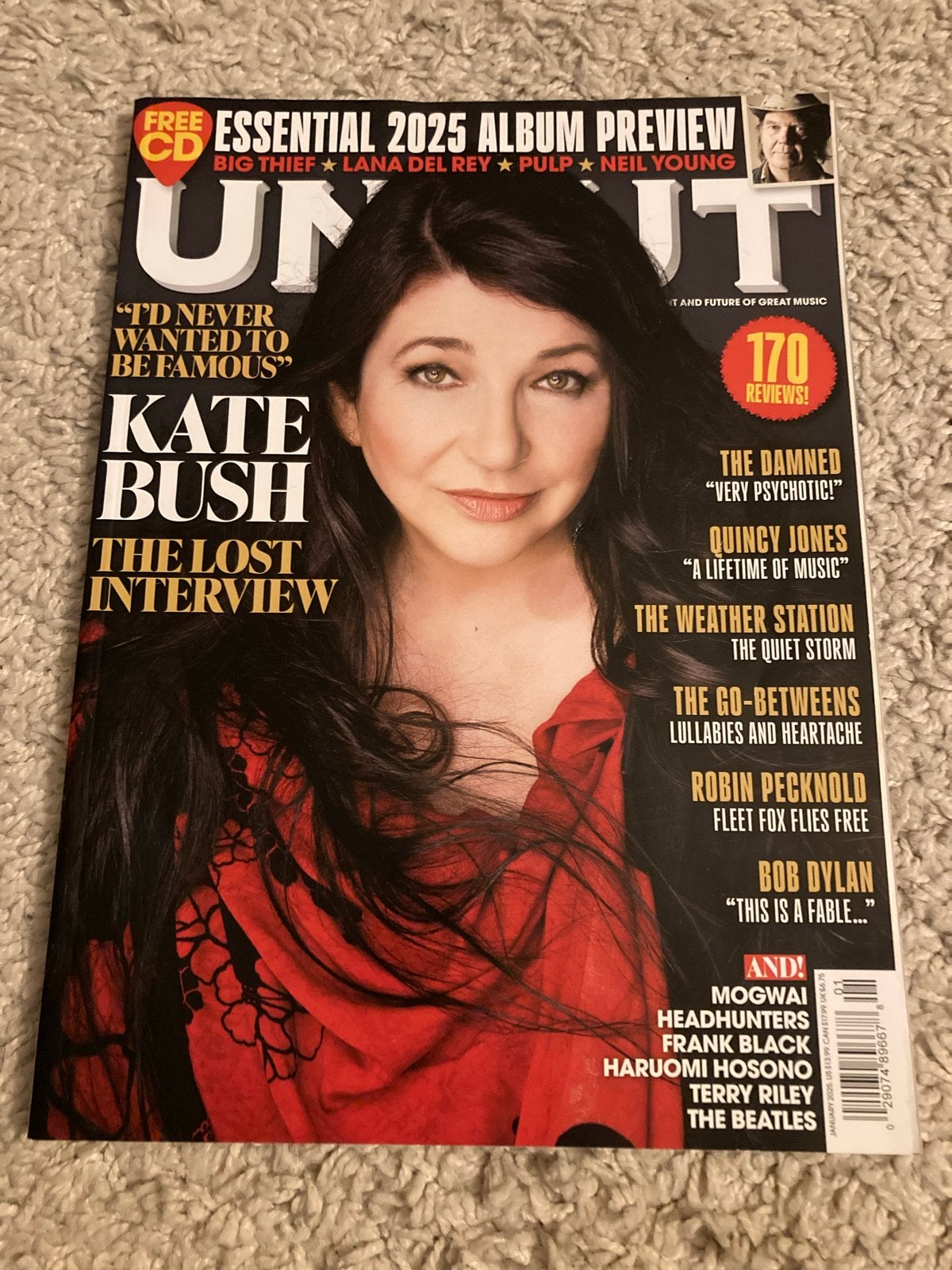 Uncut Magazine 2025 KATE BUSH Quincy Jones DAMNED Mogwai, Ophalen of Verzenden, Zo goed als nieuw, Muziek, Film of Tv
