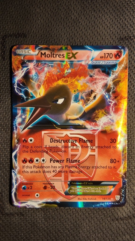 Moltres-EX 14 Plasma Storm | Pokemon kaart, Ophalen, Zo goed als nieuw, Losse kaart, Foil