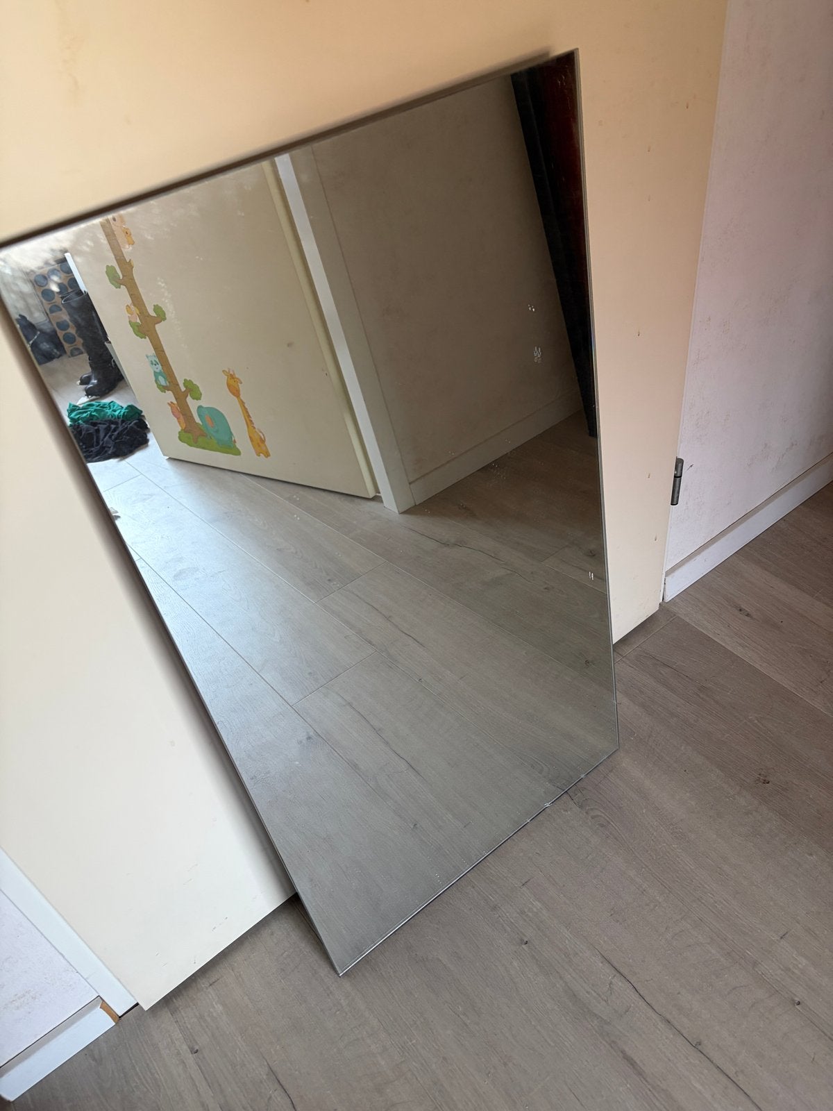 2 badkamerspiegels 90x50 cm inclusief ophangsysteem, Huis en Inrichting, Woonaccessoires | Spiegels, Ophalen, Gebruikt, 75 tot 100 cm