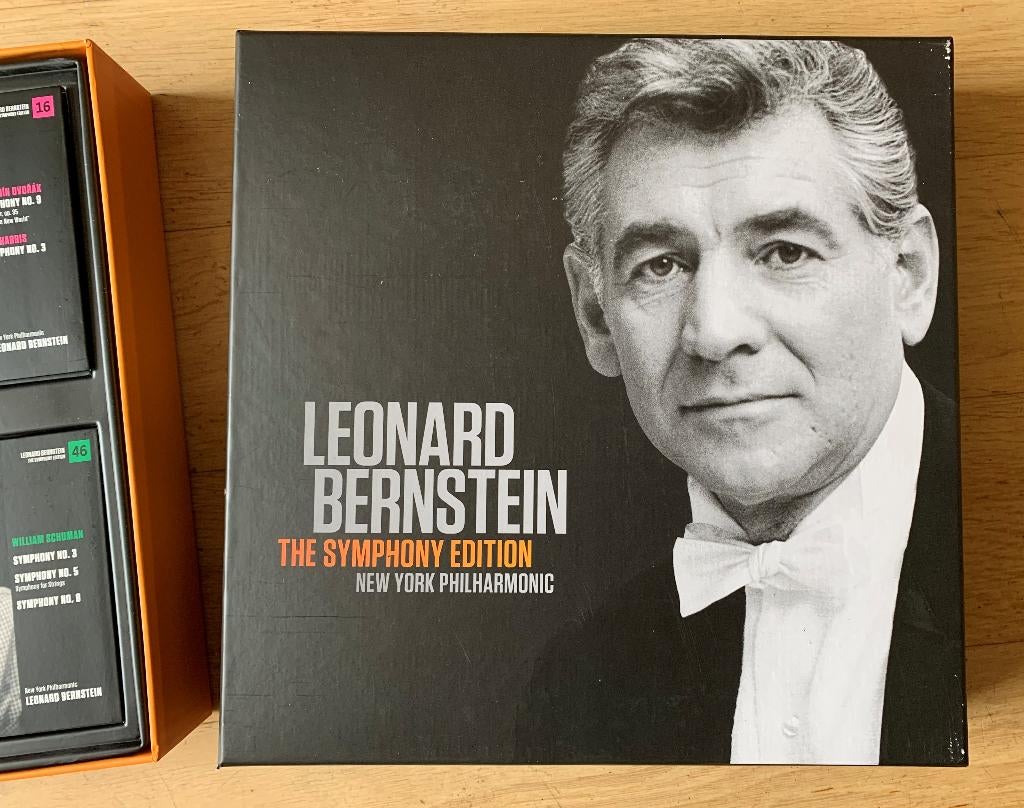 Leonard Bernstein en New York Philharmonic 60CD's, Ophalen of Verzenden, Romantiek, Nieuw in verpakking, Orkest of Ballet