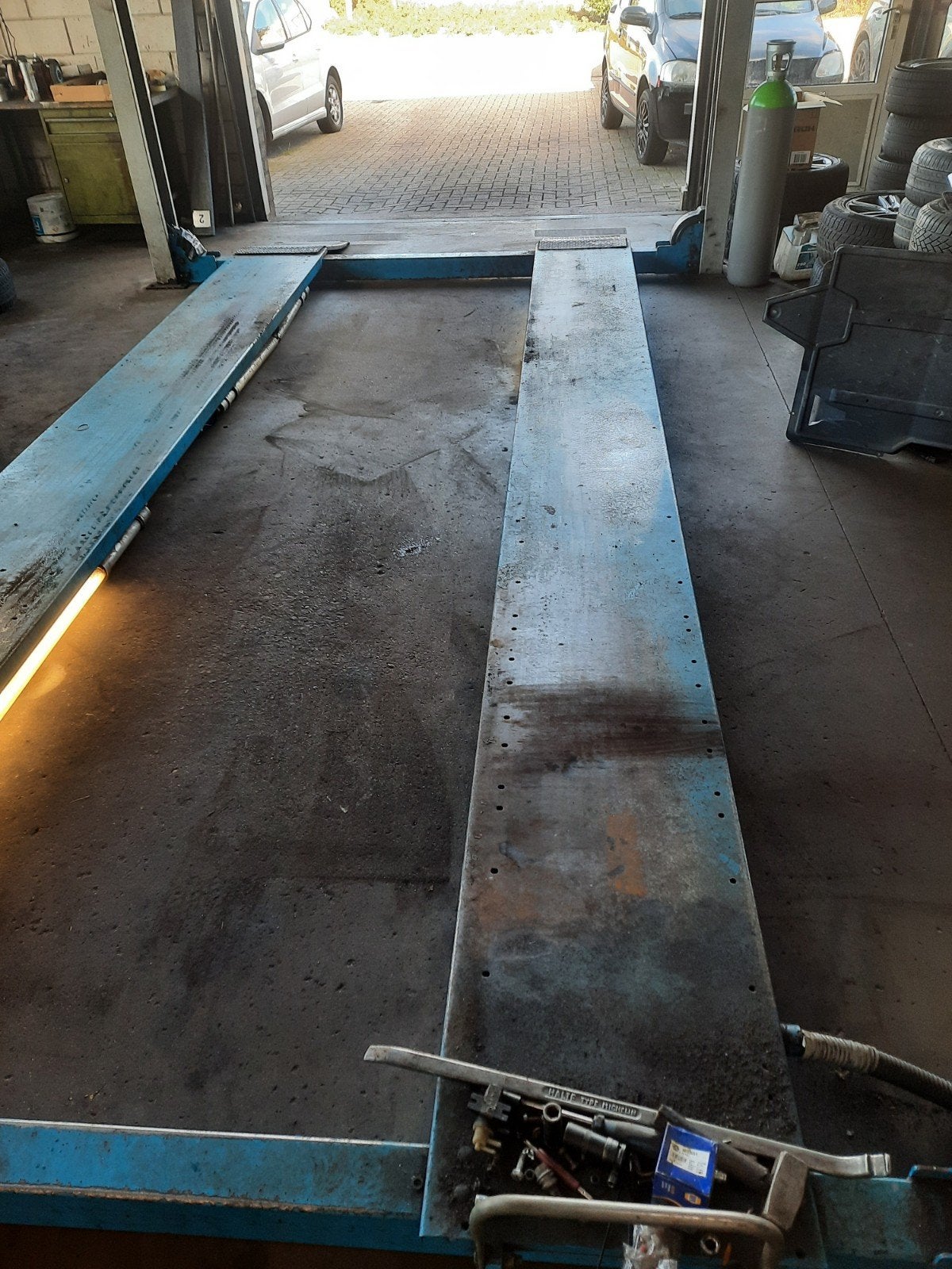 Ravaglioli 4-Koloms Hefbrug 4000 kg - Werkplaatsklaar, Auto diversen, Ophalen