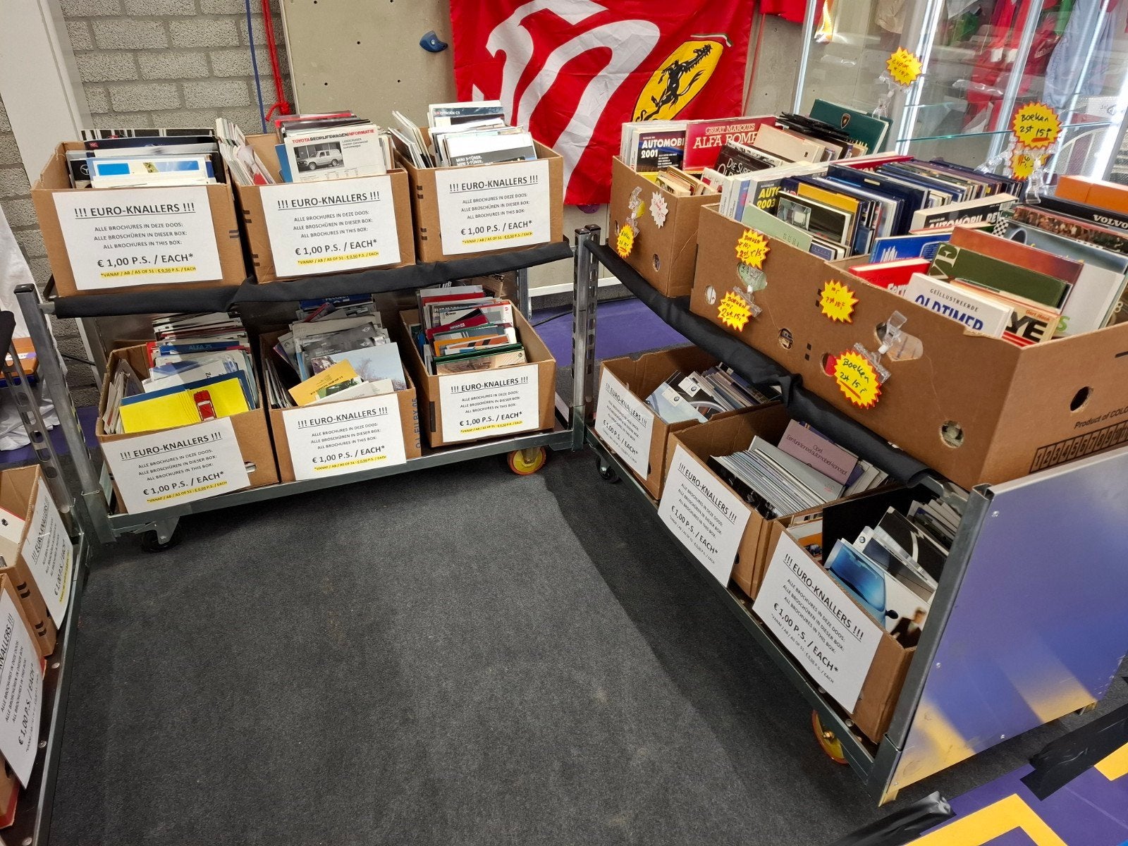 Autofolders Euroknal-festijn!, Ophalen of Verzenden, Overige merken