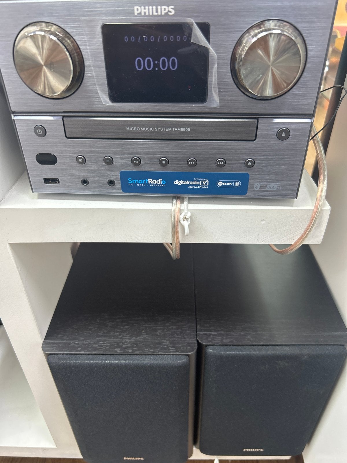 Philips Micro Muziek Systeem TAM8905 met Smart Radio, Philips, Ophalen of Verzenden, Zo goed als nieuw, Microset
