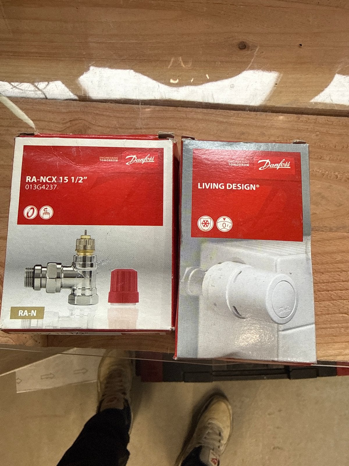 Danfoss RA-NCX 15 1/2" en Living Design thermostaatkranen, Ophalen, Nieuw