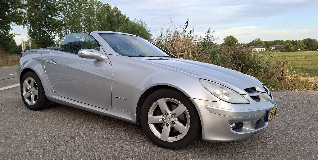 Mercedes-Benz SLK 1.8 Slk200 Kompr Roadster AUT 2004 Grijs, Automaat, 4 cilinders, Cabriolet, 1796 cc