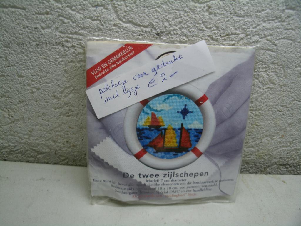 bg 63 pakketje zijlschepen 70gr  2,00, Ophalen of Verzenden, Nieuw, Borduurpakket