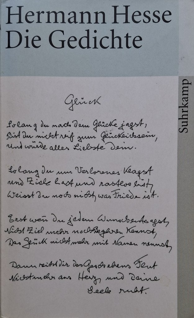 Hermann Hesse - Die Gedichte (DUITSTALIG), Ophalen of Verzenden, Gelezen, Fictie