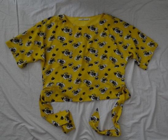 Leuke geel/wit/zwart gebloemde STEPS blouse, Geel, Maat 46/48 (XL) of groter, Ophalen of Verzenden, Steps