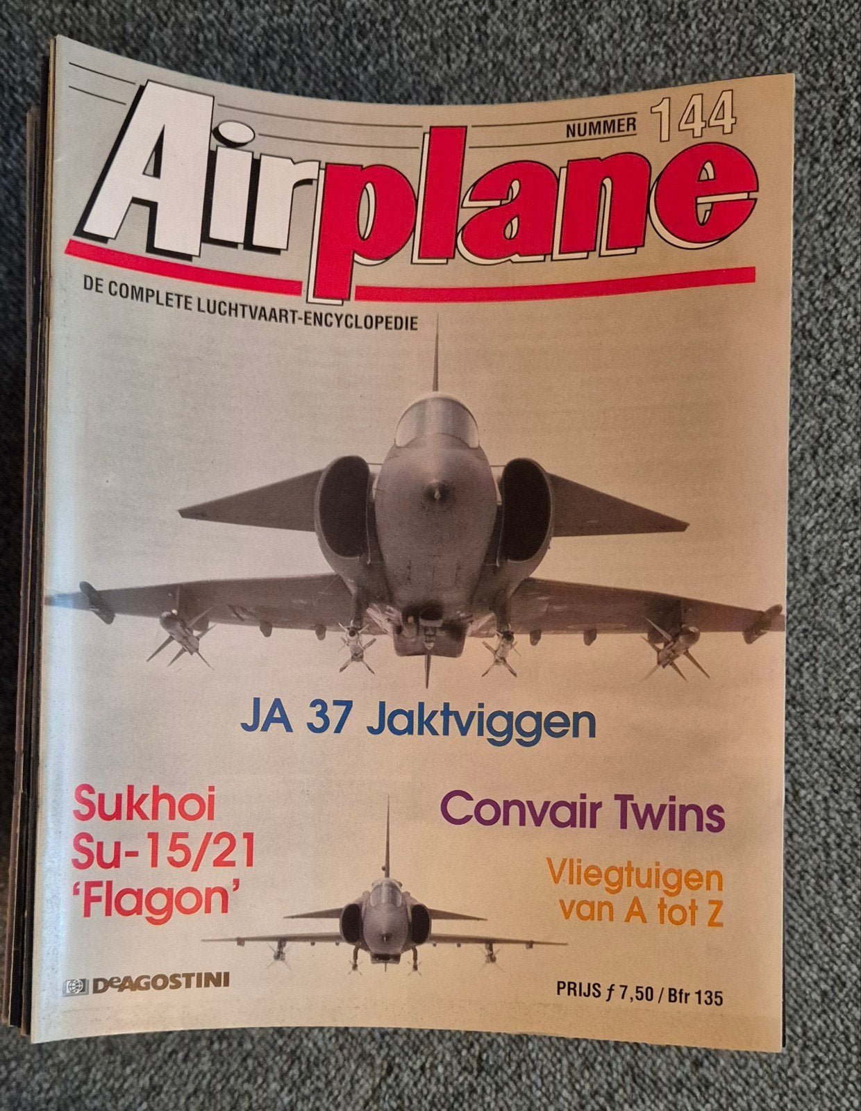 Complete Luchtvaart Encyclopedie 'Airplane' (De Agostini), Ophalen of Verzenden, Gelezen, Overige typen