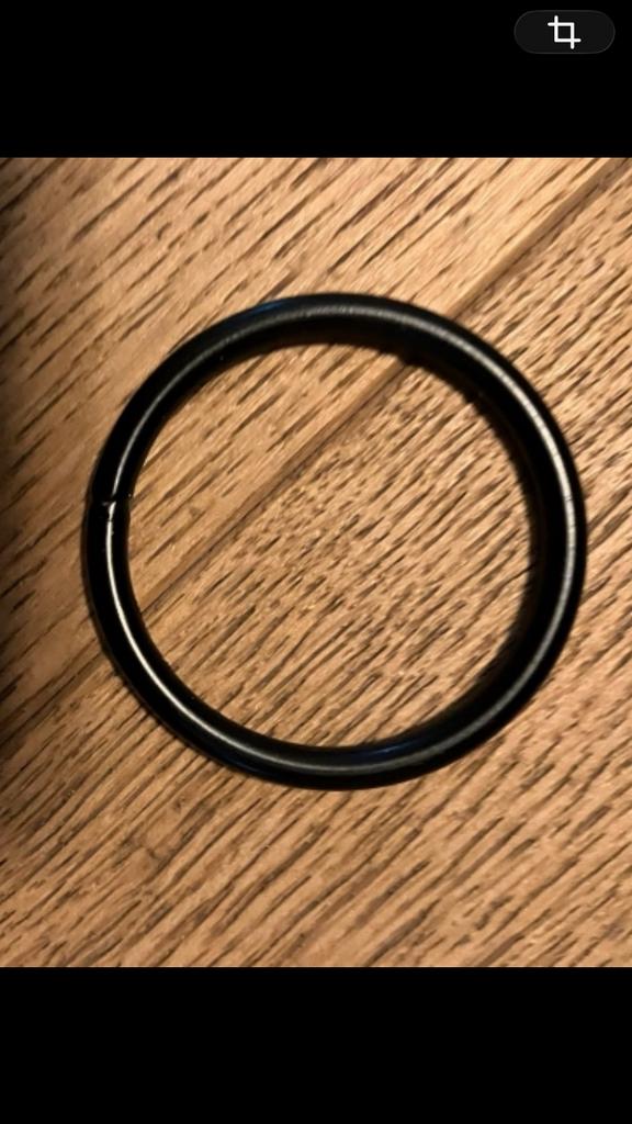 Matzwarte metalen gordijnringen met haakje ringen metaal, Minder dan 50 cm, Zwart, Ophalen of Verzenden, Zo goed als nieuw