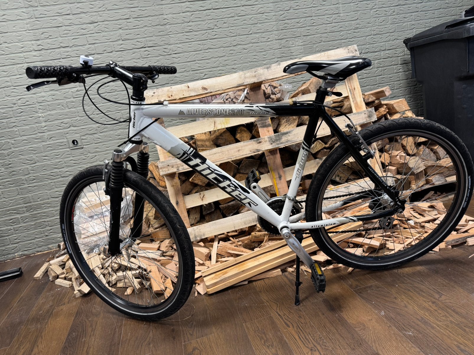 Mountainbike heren wit medium, Ophalen, Gebruikt, Overige merken