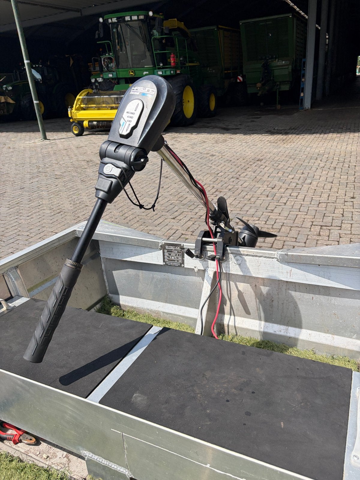 Aluminium boot met Haswing Protruar 3.0 buitenboordmotor, Ophalen, Overige merken, Buitenboordmotor, Trailer