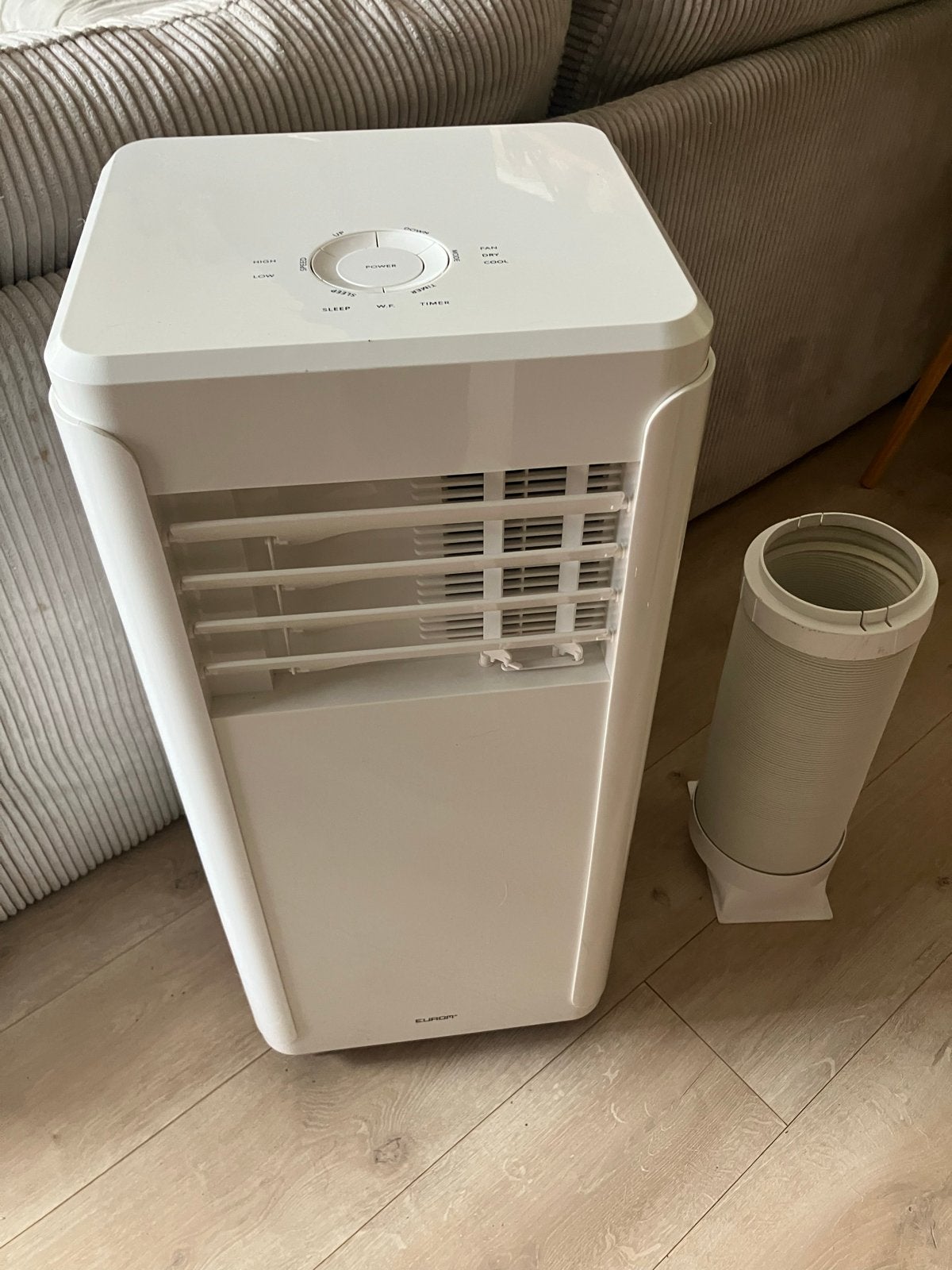 Eurom Mobiele Airco 3-in-1 - 9000 BTU met afstandsbediening, Ophalen, Minder dan 60 m³, 3 snelheden of meer, Zo goed als nieuw