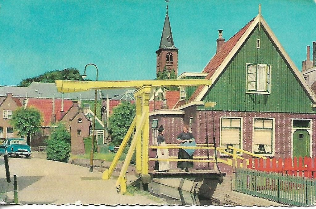 Volendam- -Ophaalbruggetje., Verzenden, 1960 tot 1980, Gelopen, Noord-Holland