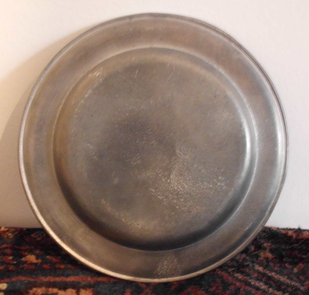 Antieke tinnen bord  1870  Duistland ., Ophalen of Verzenden
