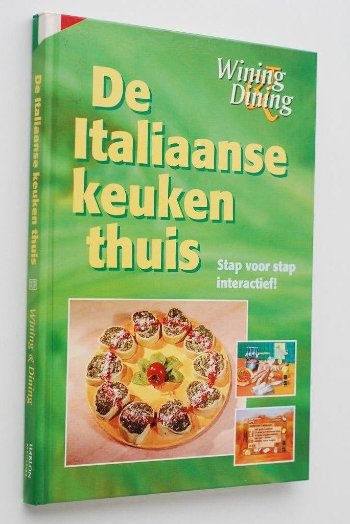 De Italiaanse keuken thuis - Kookboek Harlon jaren 90, Boeken, Verzenden, Zo goed als nieuw, Italië