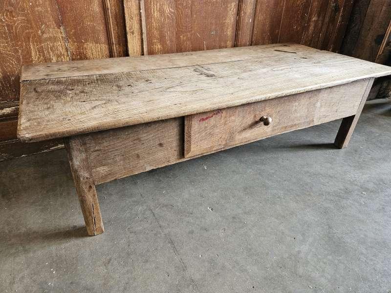 oude franse salontafel ``WOONWINKEL RUSTIEK``, Huis en Inrichting, Tafels | Salontafels, Ophalen, Gebruikt, 100 tot 150 cm, 50 tot 100 cm