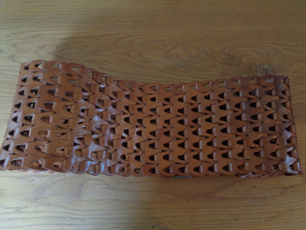 Leren brede taille riem: 99 x 15 cm, 90 tot 100 cm, Heupriem, Ophalen of Verzenden, Zo goed als nieuw