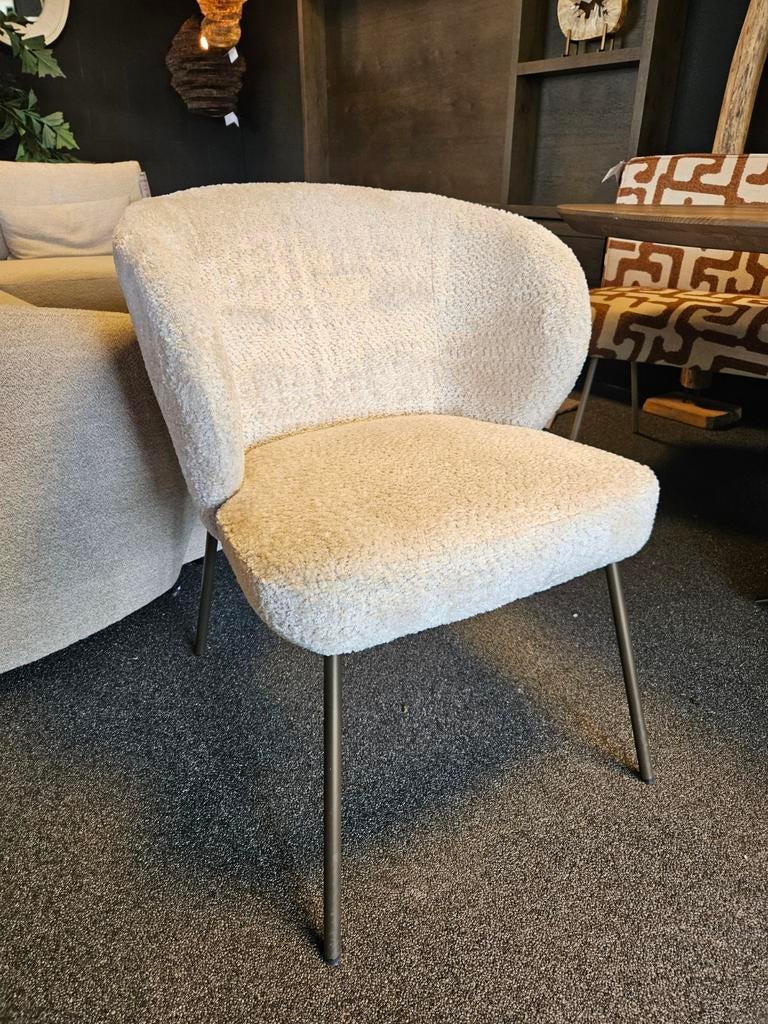 Stoel " yolie " h.e. design, Overige kleuren, Nieuw, Ophalen of Verzenden, Stof