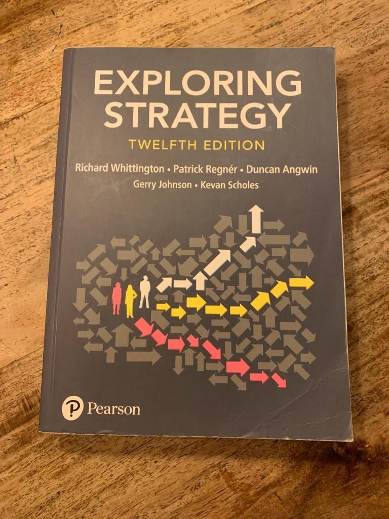 Exploring Strategy, Boeken, Studieboeken en Cursussen, Pearson, Zo goed als nieuw, Beta, HBO