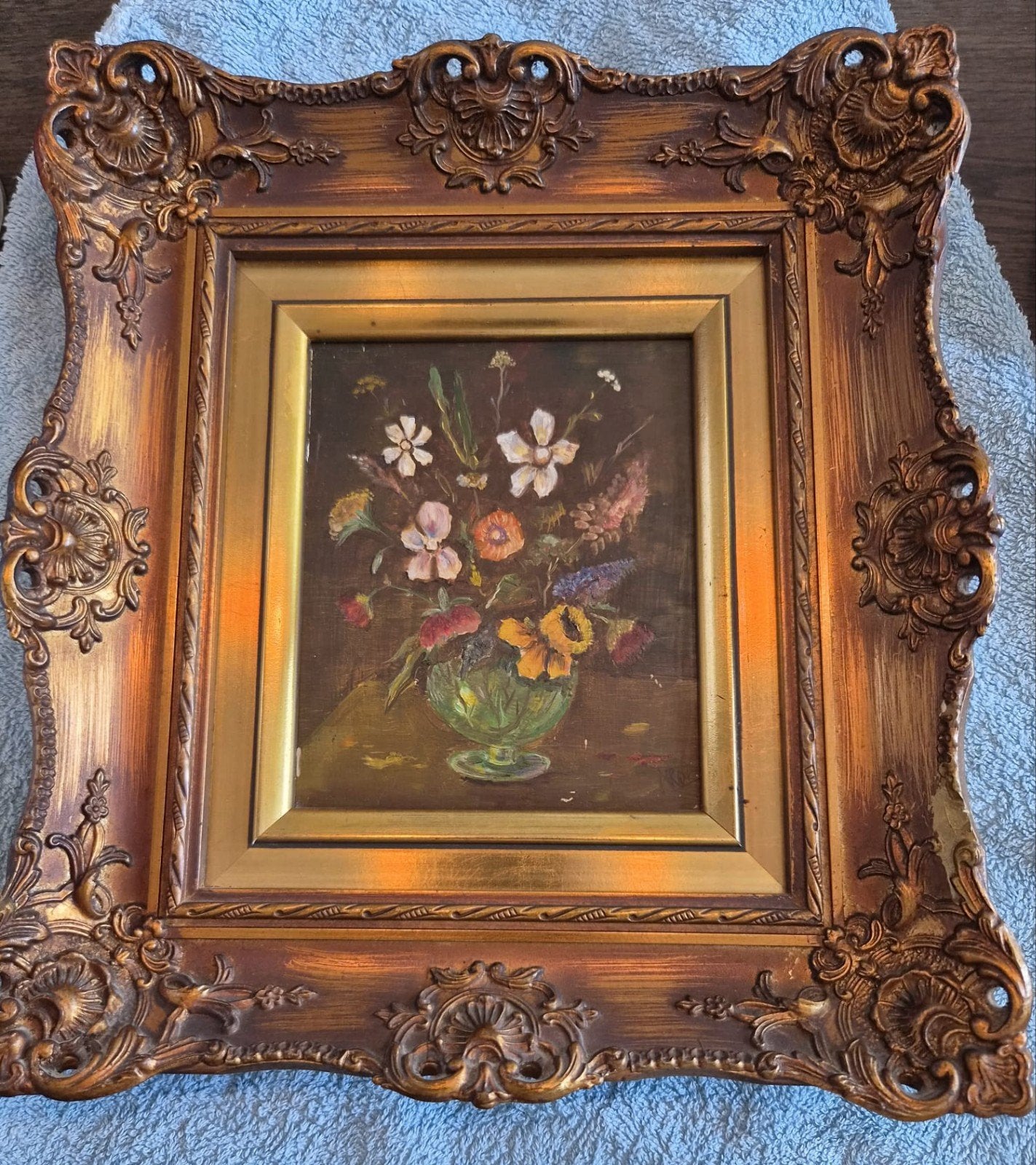 Schilderij, Ophalen, Bloemen
